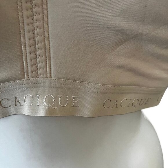 Cacique The Cotton Collection Lightly Lined No Wire Bra Size 50B New - Picture 2 of 5